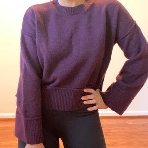 Topshop Purple Pullover Sweater